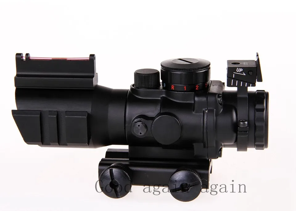 Airsoftsports пистолет прицел 4x32 винтовки окулярный волоконно-оптический