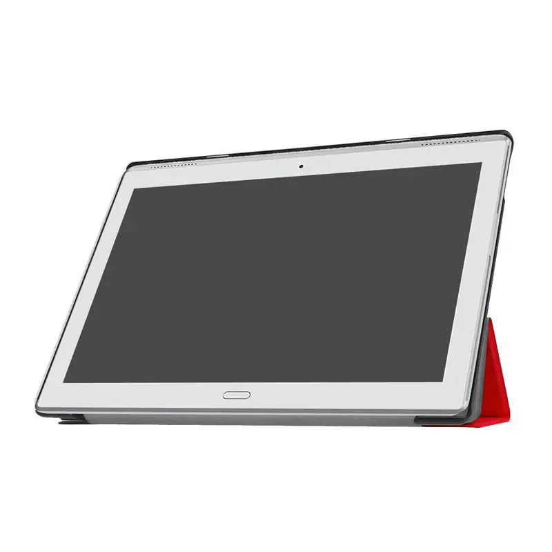 Чехол-книжка из искусственной кожи чехол для lenovo TAB 4 10 плюс Smart Cover для lenovo TAB4 10 плюс TB-X704L TB-X704F TB-X704N 10,"+ Защитная пленка на экран+ подставка для ручек