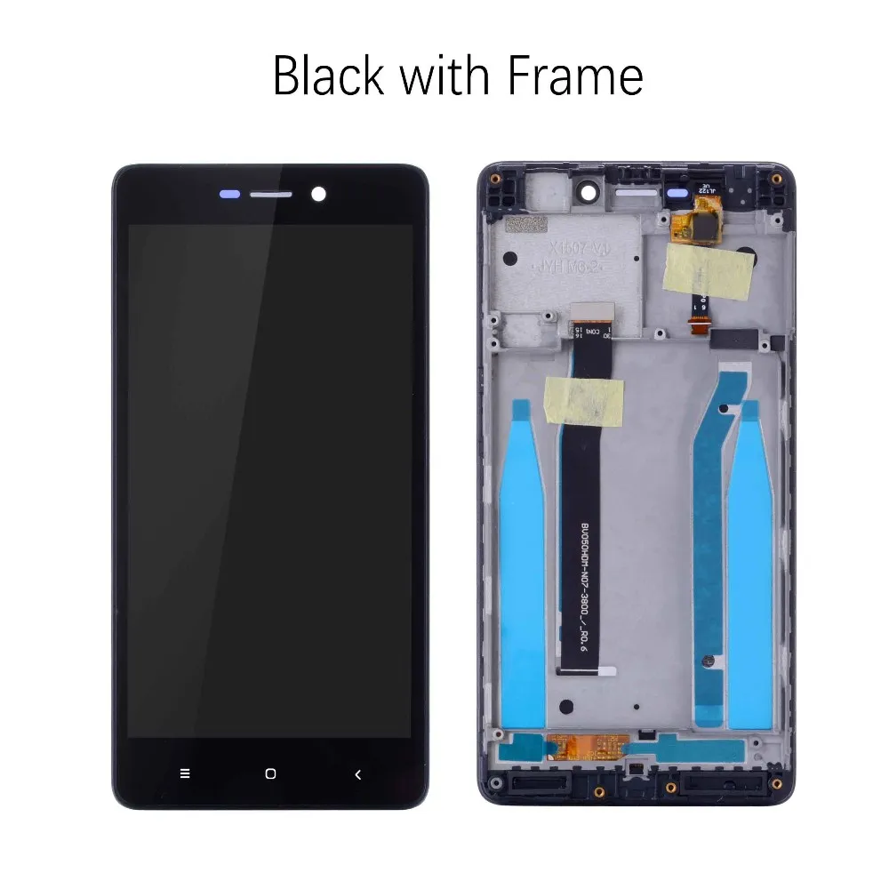 Дисплей для XIAOMI Redmi 3S / Redmi 3S Prime LCD в сборе с тачскрином на рамке 5.0'' черный белый золото