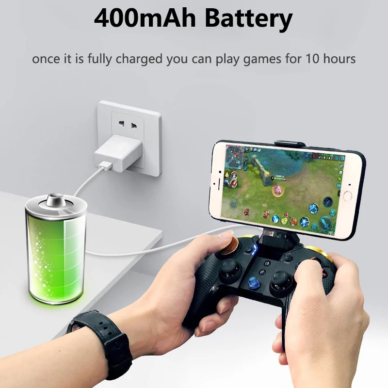Bluetooth 4 0 беспроводной джойстик PUBG геймпад ручка держатель Мобильный игровой