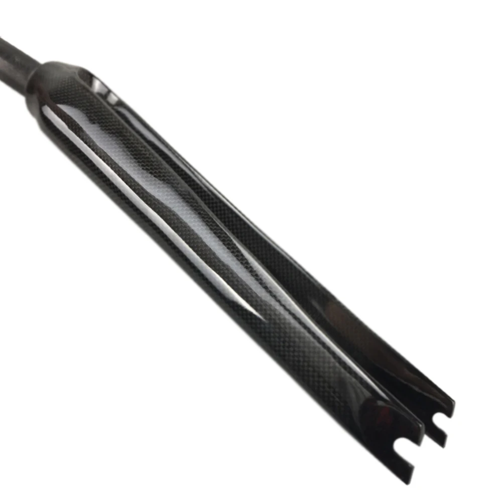 No logo Full Carbon Fork Bicycle Front 700MM 3K Matte/Glossy V Brake Road Bike 28.6MM Parts Ultra light | Спорт и развлечения