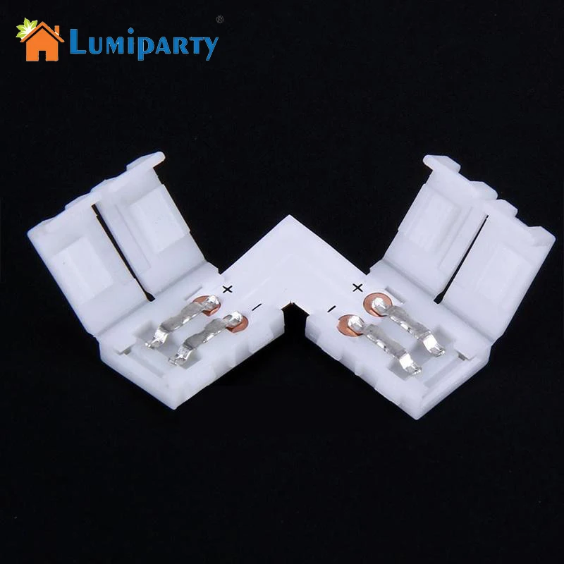 LumiParty 5 шт./лот 10 мм 4pin l образная Светодиодная лента Соединительная проволока для