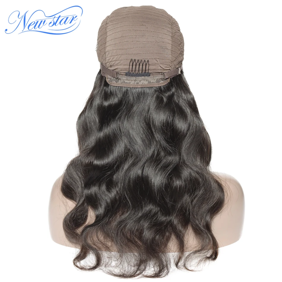 Brazilian Body Wave 150%Density Lace Wig Glueless 4x4 Closure Wig Customized New Star Virgin Human Hair Wig For Black Women