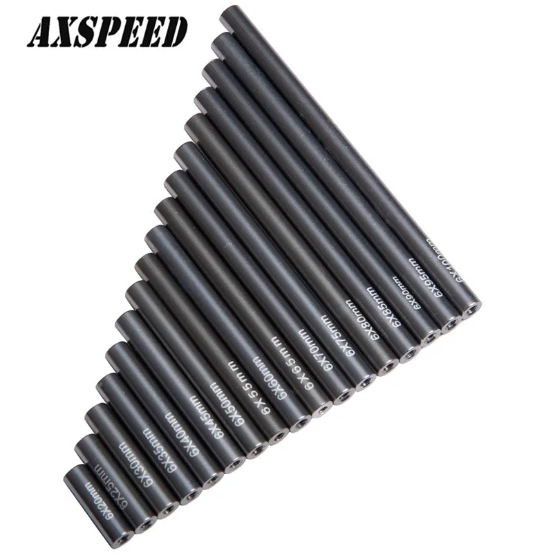 AXSPEED металла тяга 20-100 мм 6 0 Титан для SCX10 CC01 AX10 F350 RC01 D90 CX10 1/10 RC детали гусеничного
