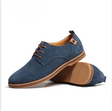 Big Size Man Genuine Leather Shoes Britain Casual Flats Men Oxford Loafers Zapatos Hombre Moccasins sapatos masculinos | Обувь