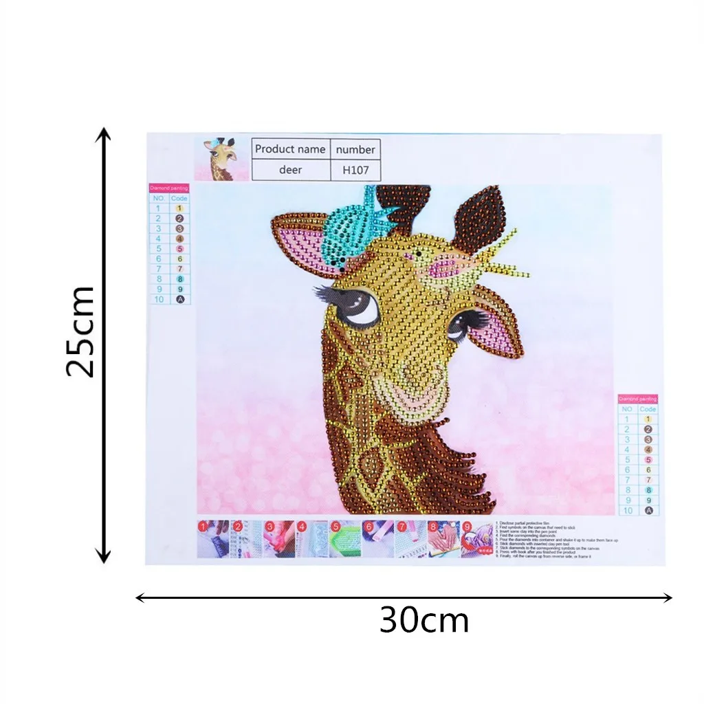 Полная дрель специальная форма алмазная живопись DIY животный узор 5D дрель наборы для вышивки крестом Хрустальный страз картины серийные