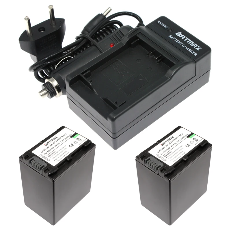 2X 3900 мАч NP-FV100 FV100 NP аккумулятор и зарядное устройство для Sony DCR-DVD103 XR100 HDR-XR550/E HDR-XR350/E