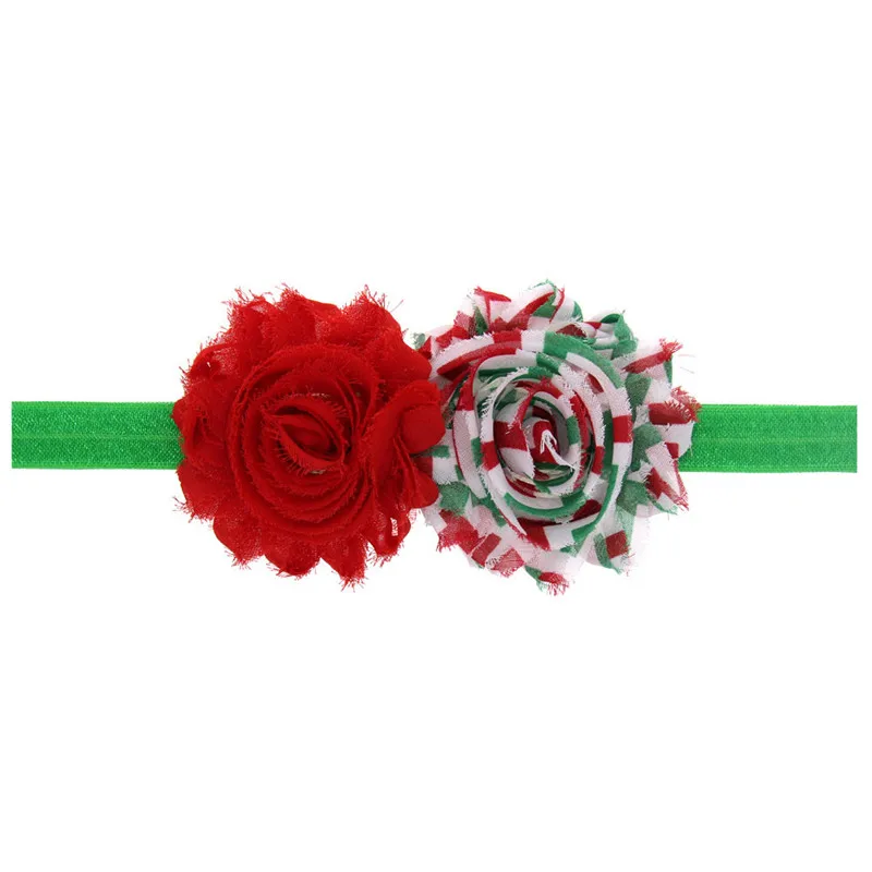 Girls Christmas Ornaments Headdress Flower Elastic Hair Band Beautiful Accessories Headwrap Headwear Perfect Gift Bow Hairband | Детская