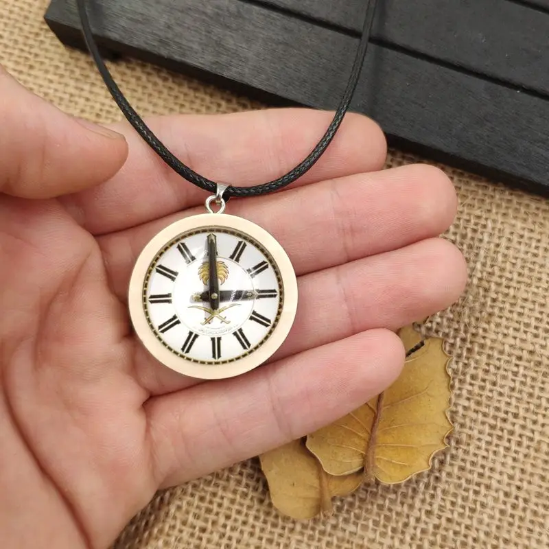 Creative Necklace Wood Wooden Pendant Rope Time Gem Clock Watch Retro Antique Classic Boy Birthday Gift AA019-030 | Украшения и