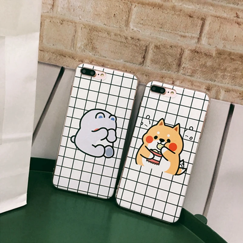 WMZSUCC Kawaii милые японские Шиба ину Собака Мягкий силиконовый чехол для телефона