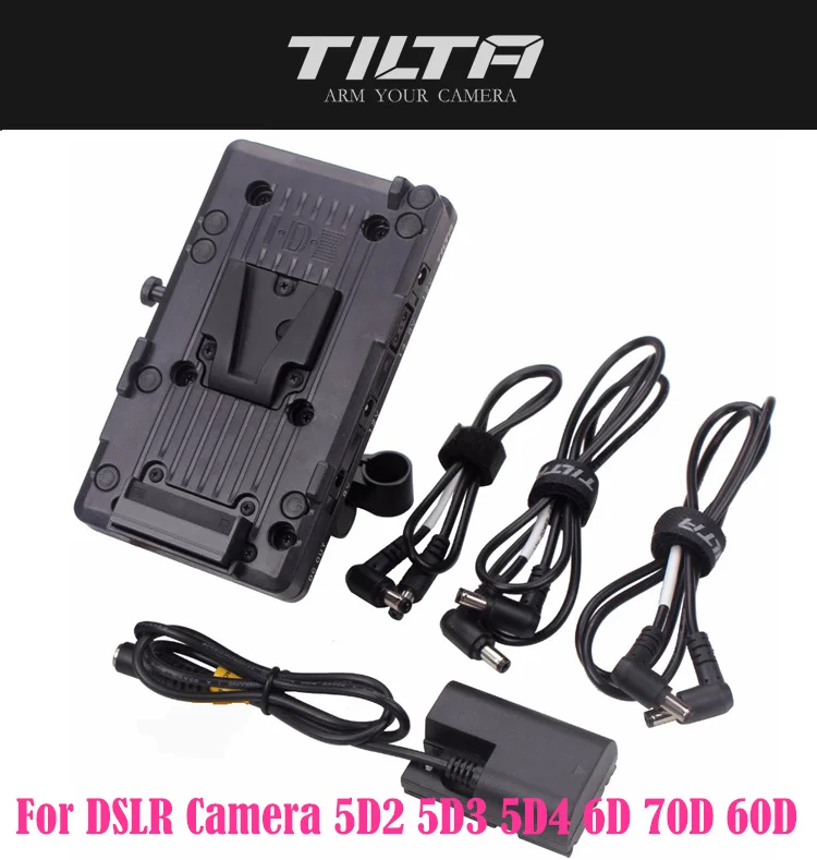 Tilta BT 003 V Mount аккумуляторная пластина Lock блок питания 15 мм стержень адаптер для DSLR