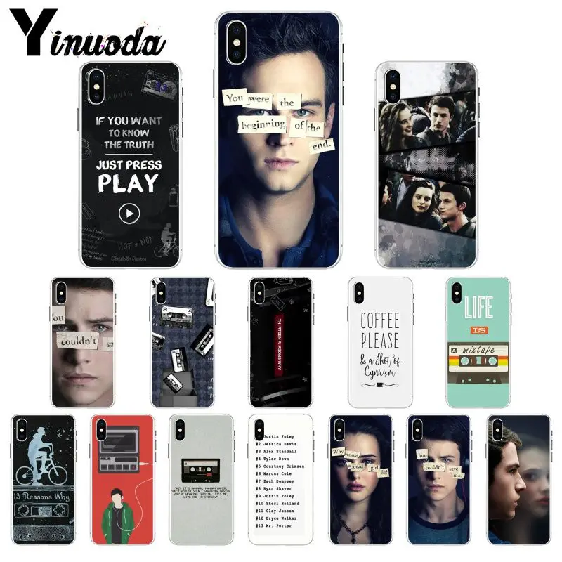 11pro MAX 13 причины почему Новинка чехол для телефона Fundas iPhone 5 5Sx 6 7 7plus 8 8Plus X XS