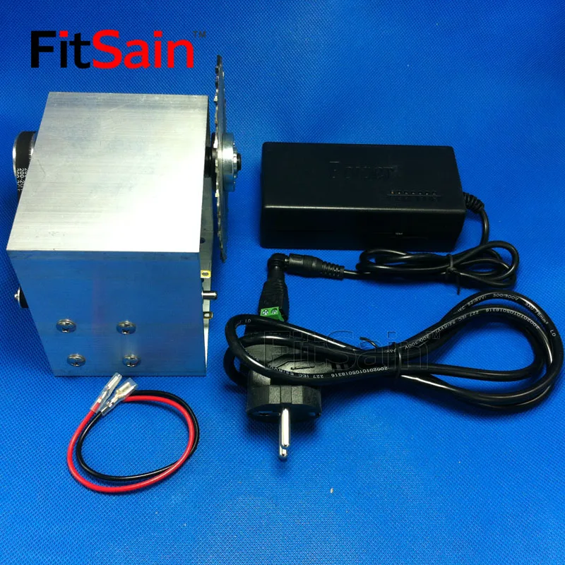 FitSain-DC24V 8000 об/мин мини-Настольная пила для " 100 мм отверстие пильного диска 16 мм/20 мм шпиндельные режущие пилы 2GT шкив с адаптером питания