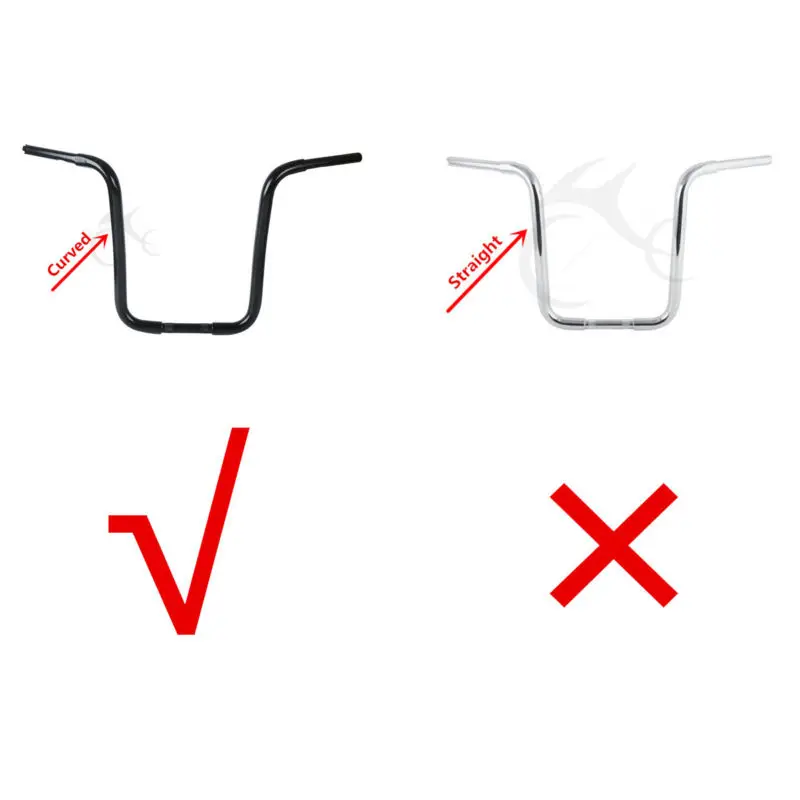 

18" Rise Ape HangerBar 1-1/4" Handlebar For Harley Softail FLST Sportster XL883 XL1200 FXST