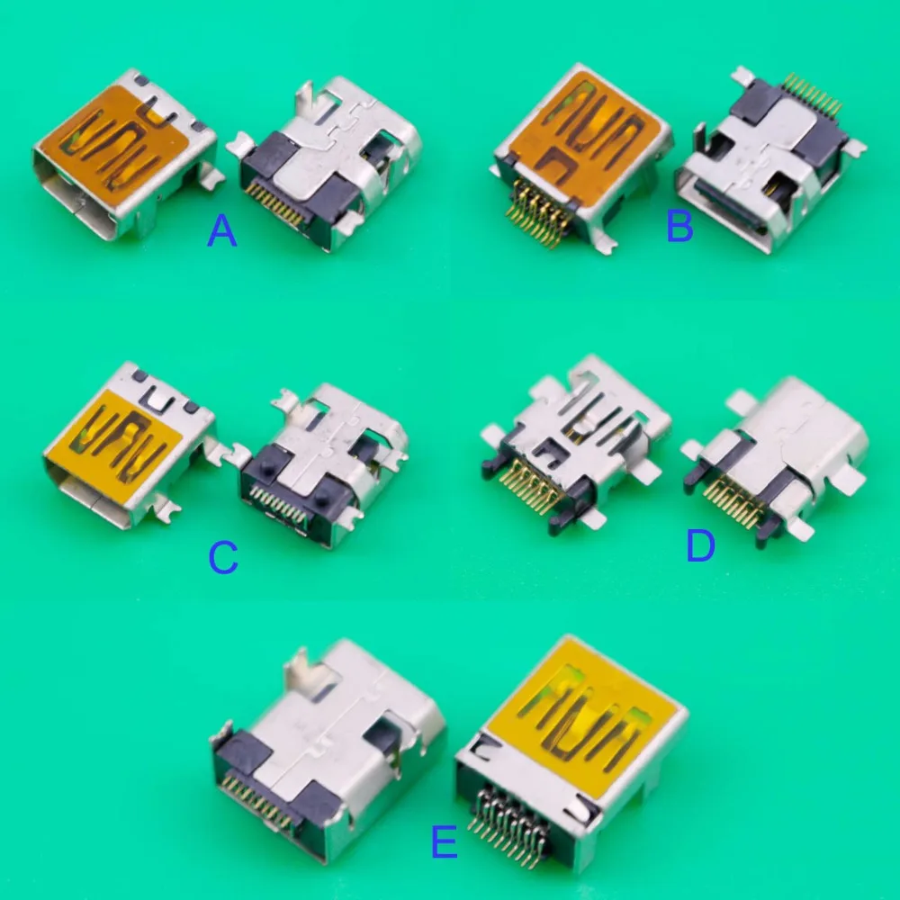 

YuXi Mini 10 Pin USB Female Connector v3 port charging power socket plug for Philips and other mobiles