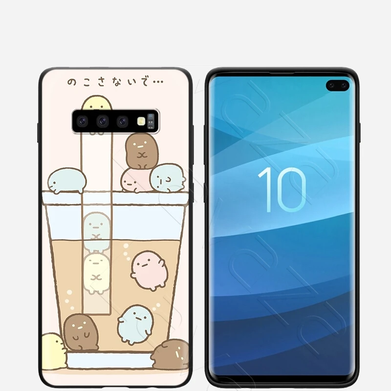 Lavaza Sumikko Gurashi Art Solid Case for Samsung Galaxy Note 10 Plus A10 A30 A40 A50 A70 M20 A20 A20S A10S A30S A50S |
