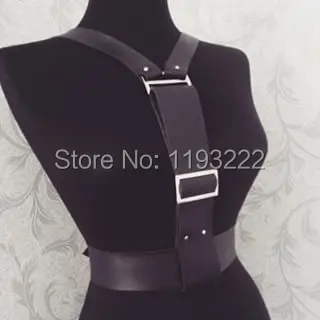 Женская Портупея из натуральной кожи в стиле панк-готика Y-образное тело ремни на
