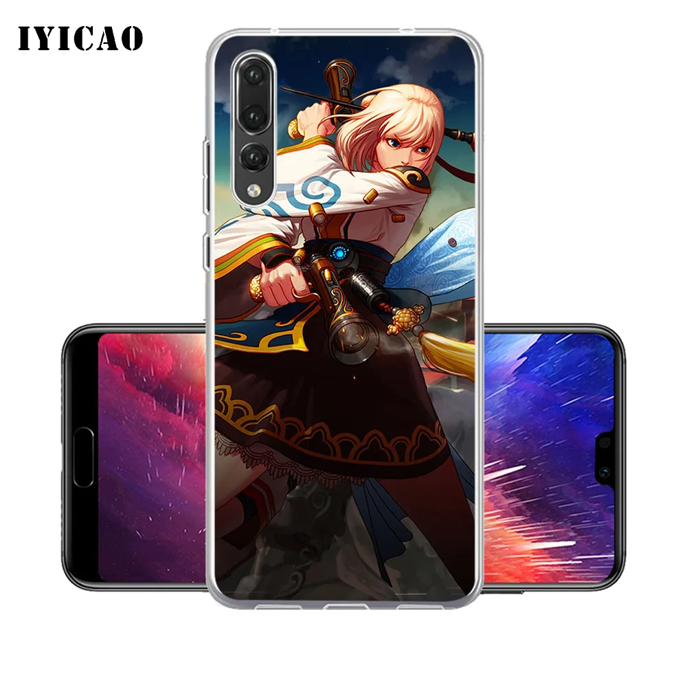 IYICAO dnf игровой Мягкий силиконовый чехол для телефона Huawei P30 P20 Pro P10 P9 P8 Lite P Smart TPU