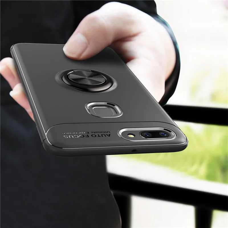 A. spanice для BBK Vivo X20 Автомобильный держатель Стенд Магнитный кронштейн палец кольцо