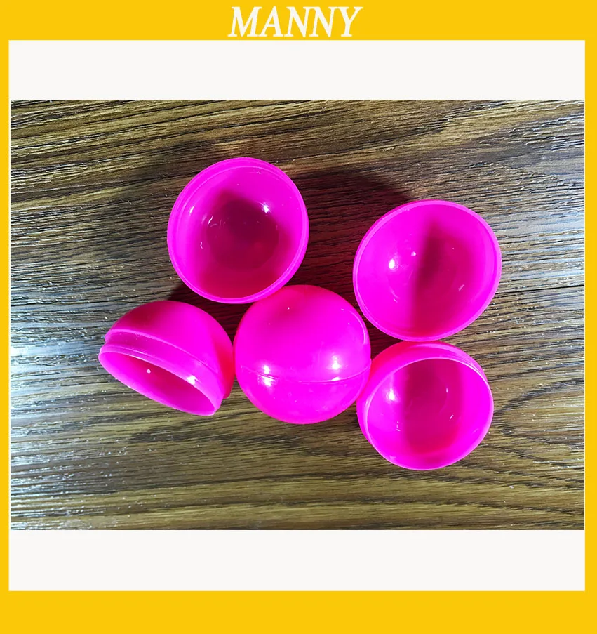 38 мм твердые розовые капсулы для игрушек конфеты пластиковые игрушки вендинга 50