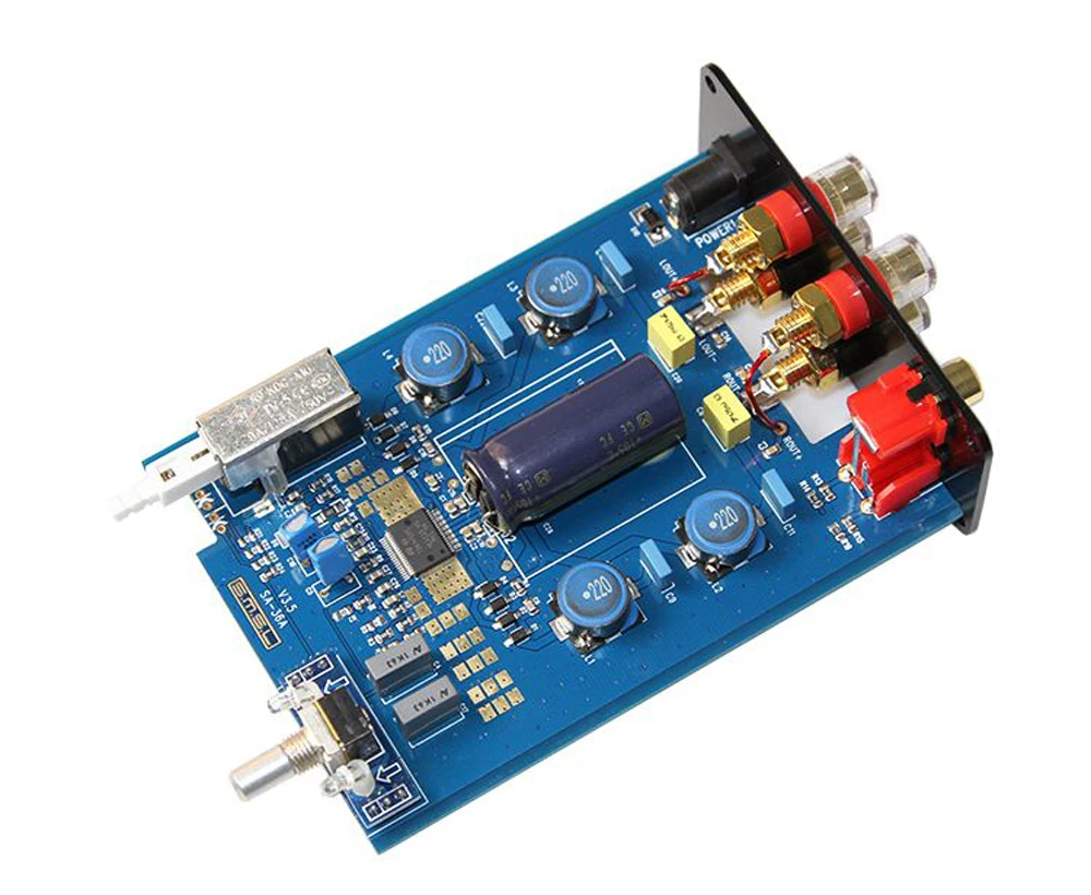 SMSL SA-36A Pro AMP HIFI большая мощность цифровой встроенный Tripath стерео усилитель с 12 В 3.8A адаптер питания черный, серебристый, золотой