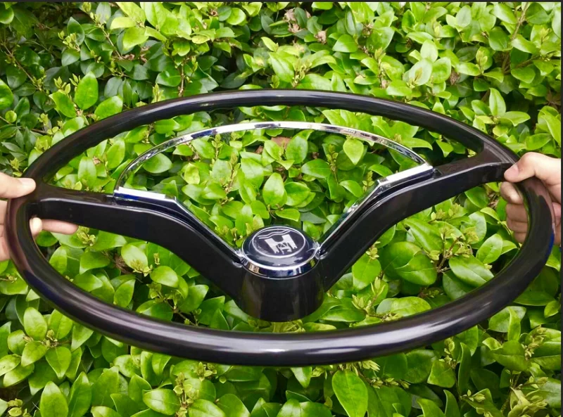 Подходит для Volkswagen Beetle 1953-1967 винтажное красное дерево классическое рулевое колесо черного цвета