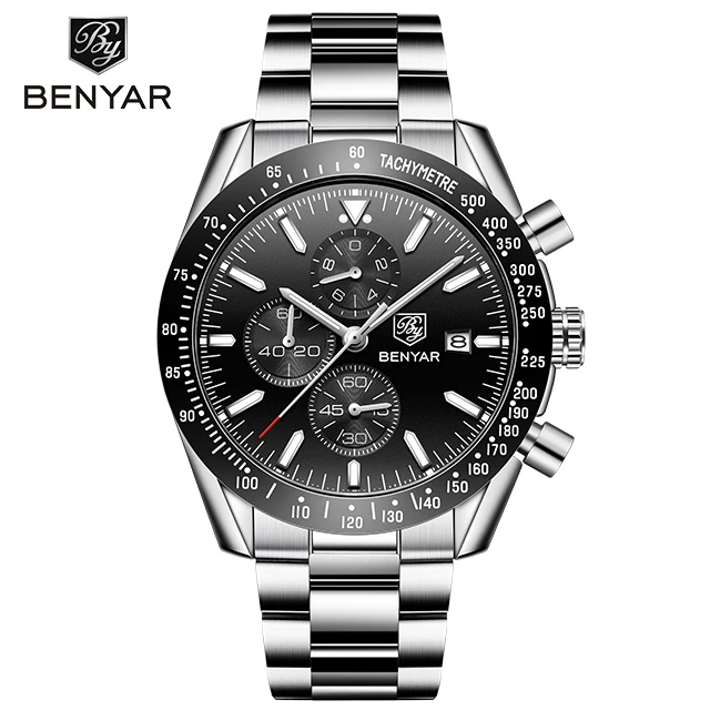 Silver black Часы класса люкс от года North Watches, спортивные мужские часы с кожаным ремешком, водонепроницаемые на глубине 30м, мужские и женские кварцевые часы Relogios Masculino - Цвет: Silver black