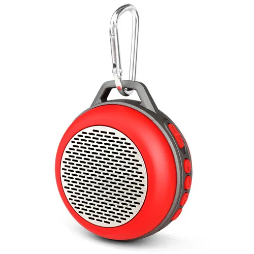 red speaker TOPROAD мини портативный Bluetooth динамик супер бас беспроводной стерео динамик s поддержка радио FM громкой связи разъем для наушников для лагеря - Цвет: red speaker
