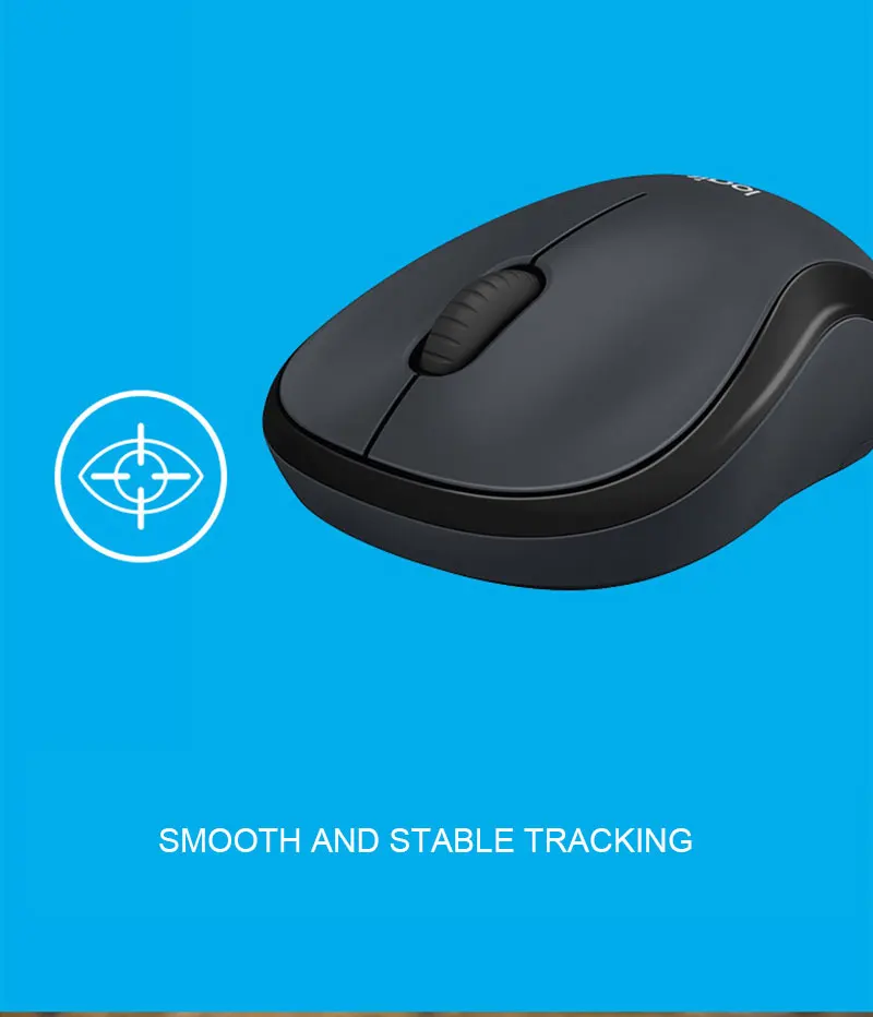 Беспроводная мышь logitech M220, бесшумная мышь с 2,4 ГГц, Высококачественная оптическая эргономичная компьютерная игровая мышь для Mac OS/Window 10/8/7