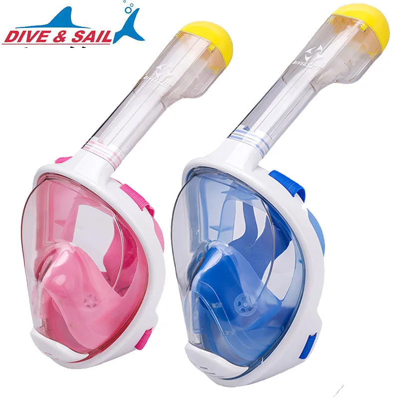 Подводное плавание с аквалангом полная маска для лица подводное трубка|face mask