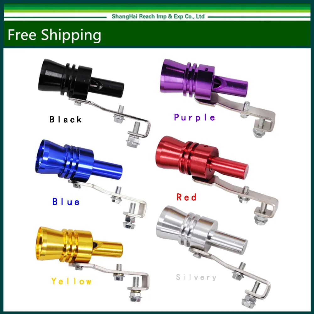 Универсальный Бесплатная доставка цвет Поддельные Turbo Sound глушитель труб