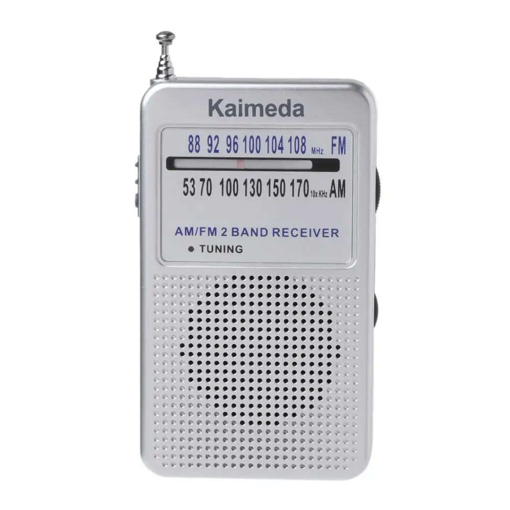 1 шт. OOTDTY портативный AM/FM 2 диапазона цифровой дисплей карманное радио приемник Поддержка стерео режим