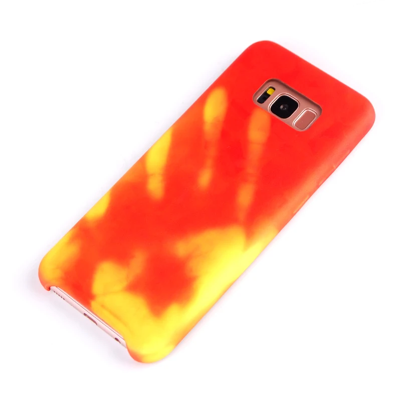 Hotr для Samsung Galaxy S8 случае Термальность Сенсор чехол ТПУ обесцвечивание мягкий