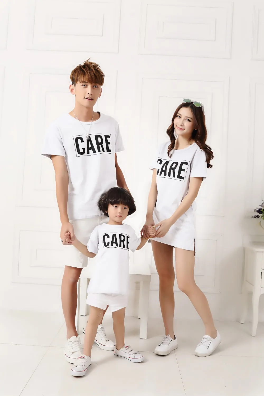 Family look next summer family matching clothes mother daughter father and son outfits mae e filha navy stripe casual shirt | Мать и