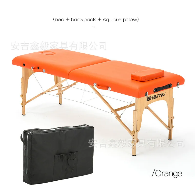 H(Backpack pillow) 27 секций 185см 70 см легкий портативный массажный стол диван кровать плинтус терапия тату салон Рейки Исцеление шведский массаж 15 кг - Цвет: H(Backpack pillow)