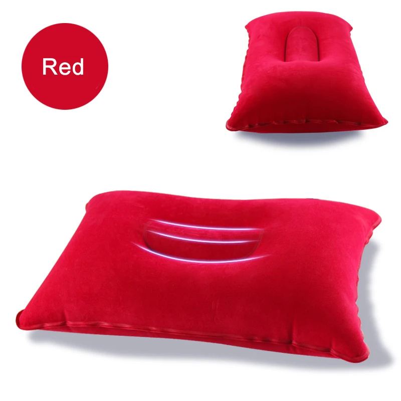 Red Наружная подушка для кемпинга, сверхлегкая надувная подушка, переносная дорожная воздушная спальная Экипировка, походная подушка для шеи, Пляжная кровать, подушка для секса - Цвет: Red