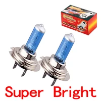 2pcs h7 super bright white fog halogen bulb 55w car head light lamp 55w v2 parking car light source u20
