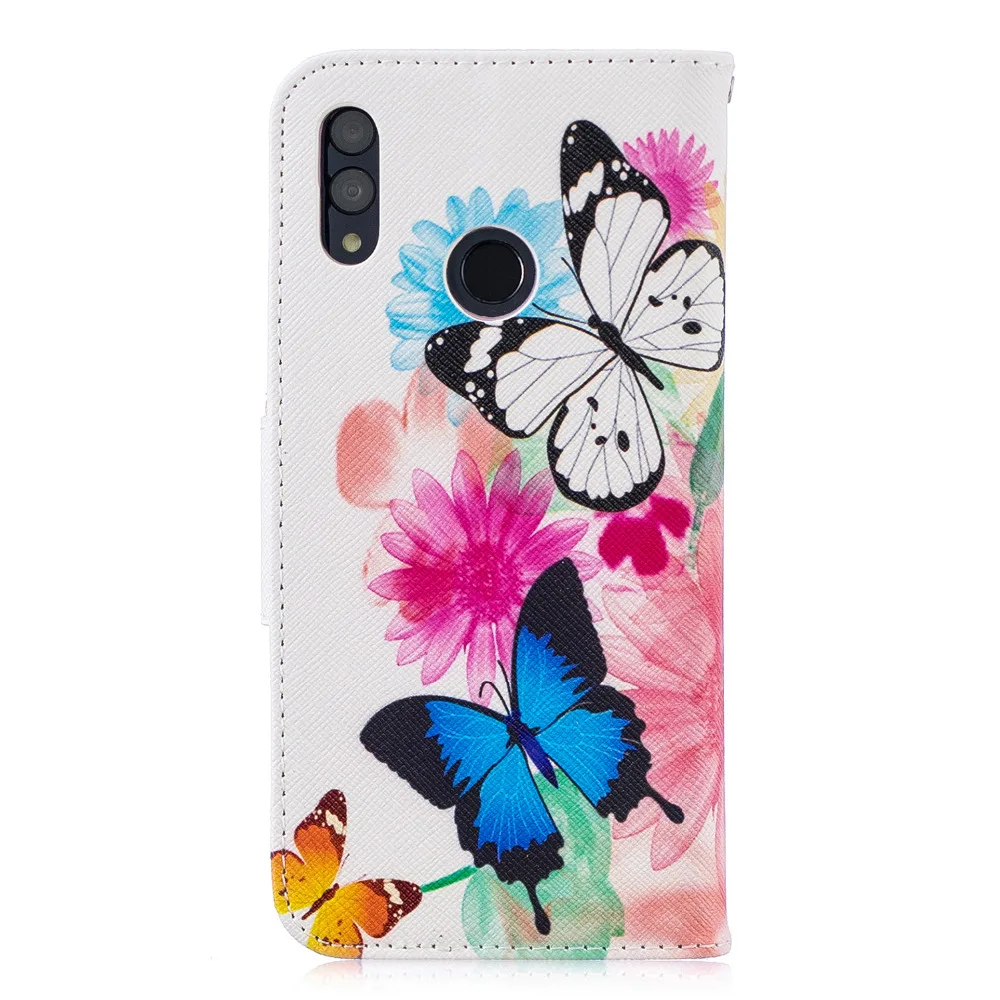 Чехол для Huawei Honor 10 Lite кожаный чехол P Smart 2019 чехол-книжка чехлы телефонов |