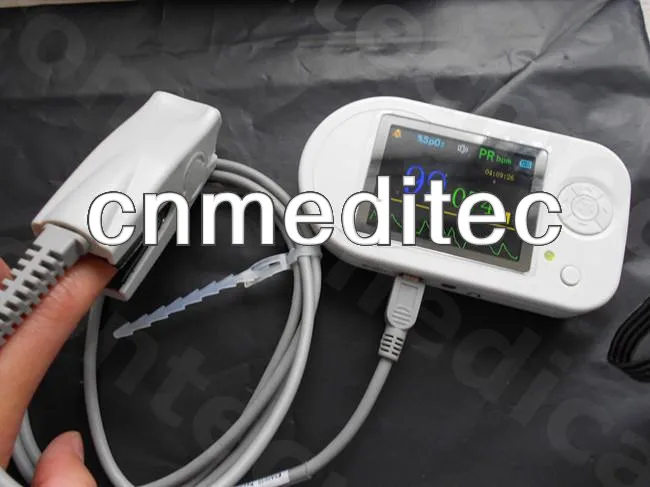 SPO2 зонд+ Программное обеспечение CONTEC Multi-functional стетоскоп с визуальным индикатором+ частота пульса, CMS-VESD Fonendoscopio медицинское оборудование
