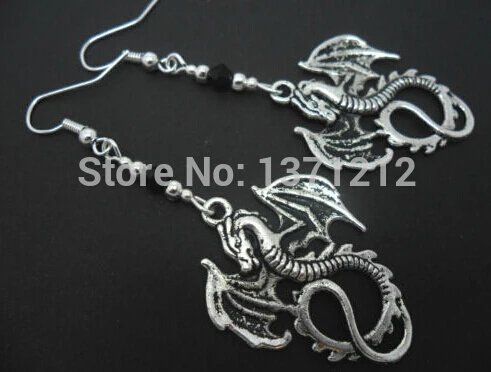 Женские серьги подвески в виде дракона 10 пар|earrings copper|earring screenearring sale |