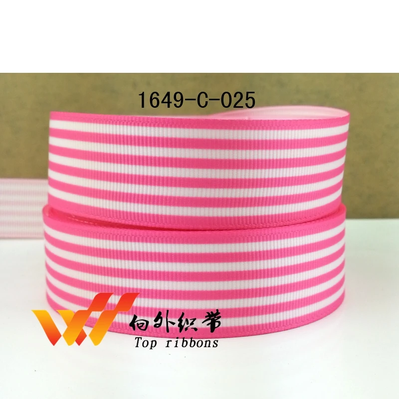 

Free shipping 50 yard per size printed grosgrain ribbon 1649-C