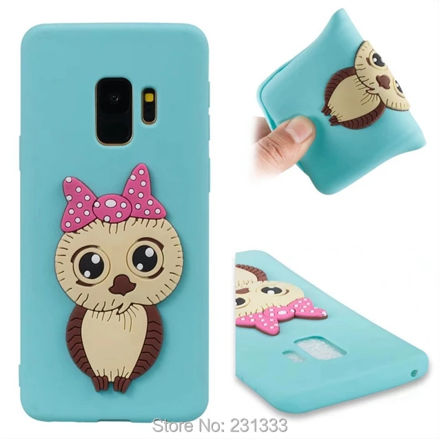 C ku 3D мультфильм панда кошка собака мягкий чехол силикон Гель для Samsung Galaxy S9 PLUS J2 PRO