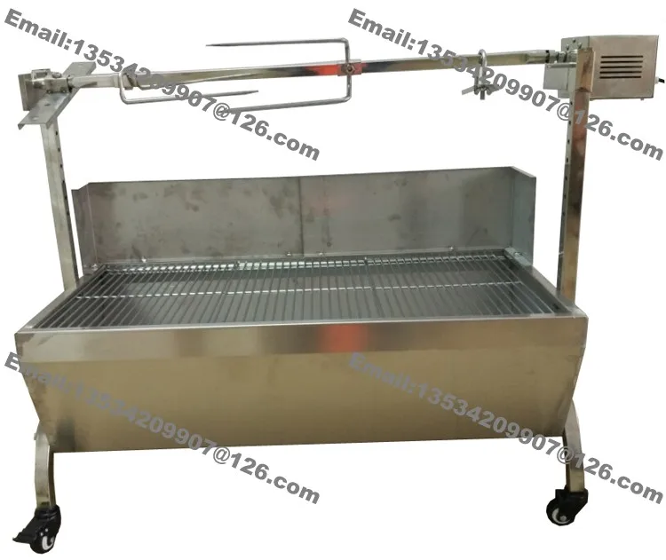 89 см свинья rotisserie барбекю гриль набор колесиках большой грили|Электрические