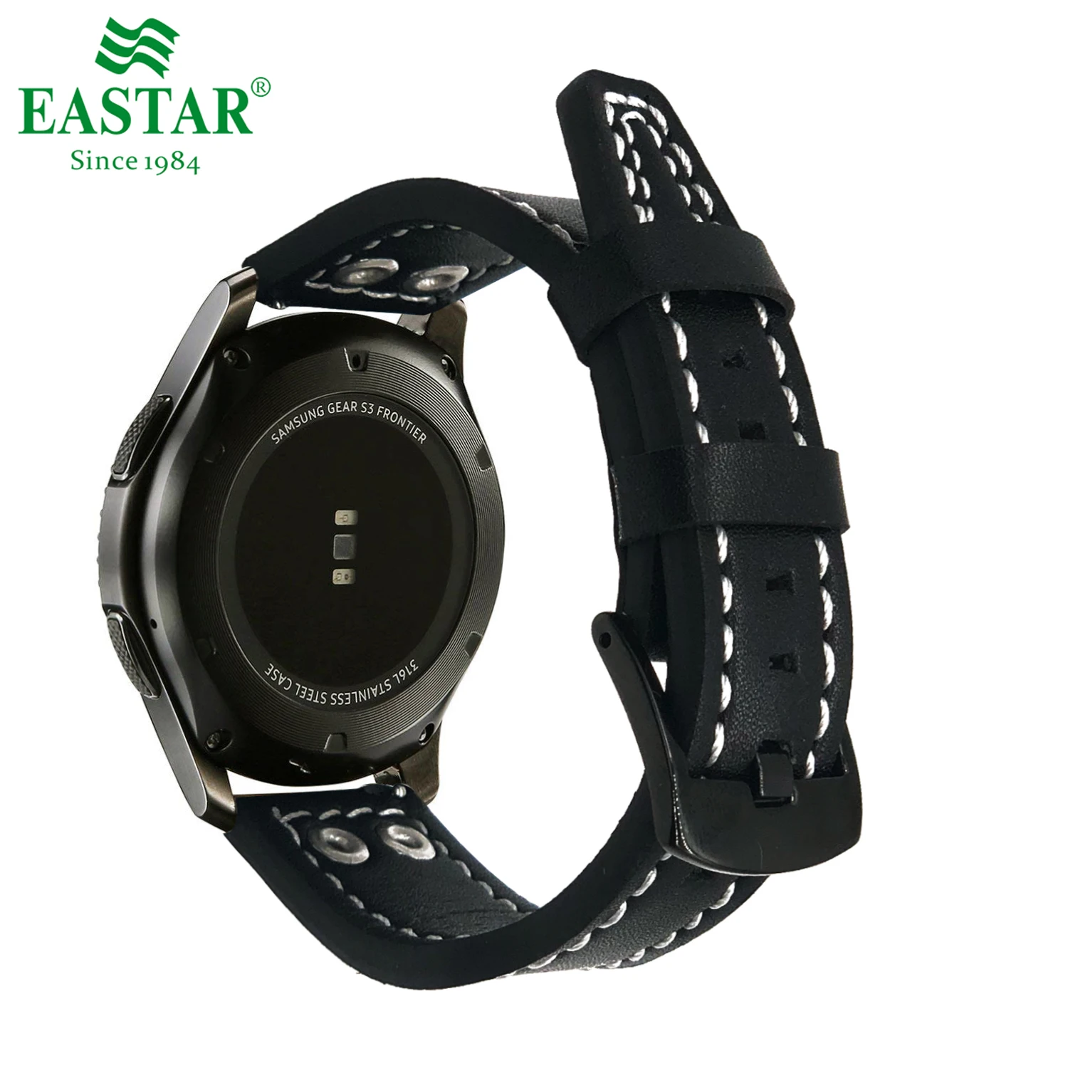 Ремешок Eastar из натуральной кожи для samsung gear S3 Band Frontier ремешок для gear S3 классический ремешок 22 мм браслет для часов