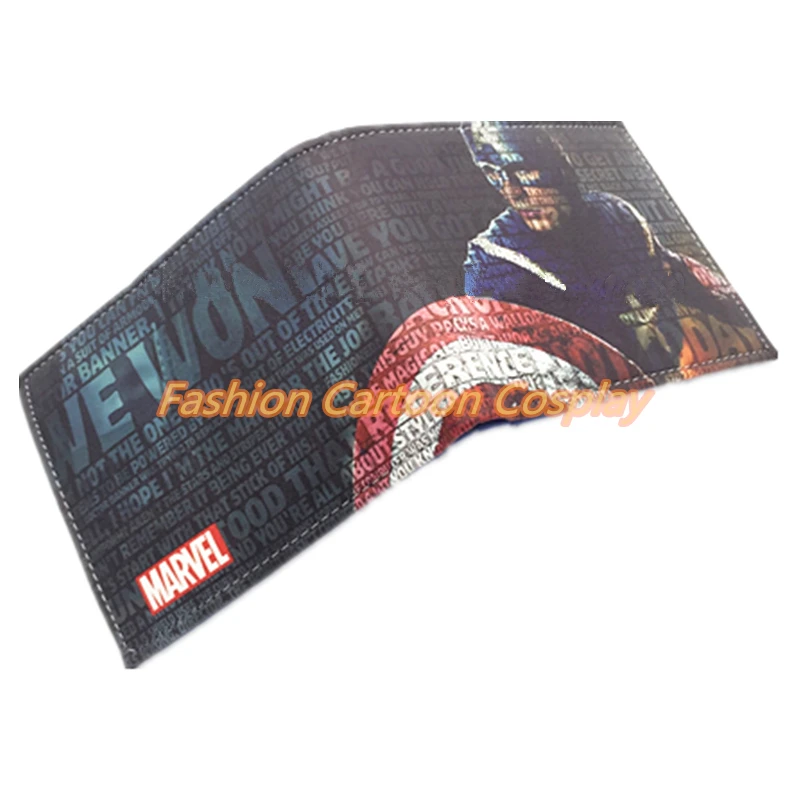 Комиксы Marvel кошелек Мстители Капитан Америка сумки для карт известный аминовый