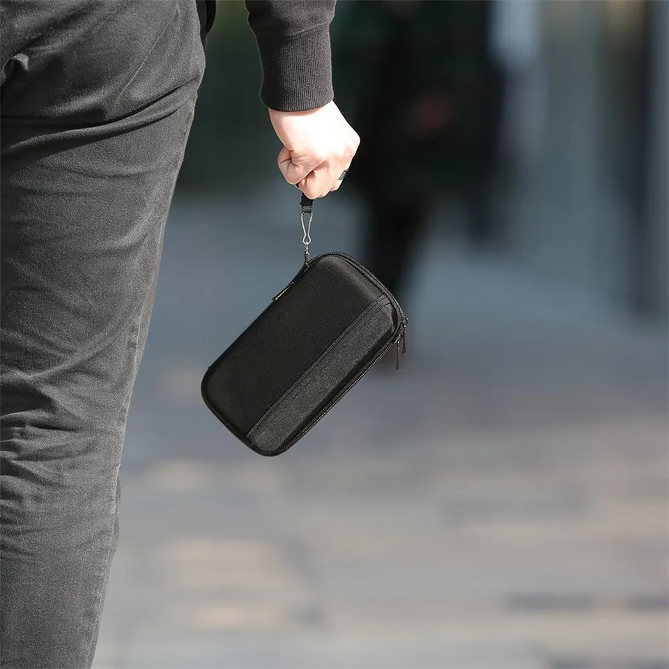 Портативный Мощность Bank ЕВА сумка для Anker рок PISEN BASEUS 10000 мАч внешняя Батарея