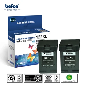 Сменный картридж для HP 122, совместимый с befon X2, Картридж с черными чернилами для HP 122, Deskjet 1000, 1050, 1050A, 1510, 2000, 2050, 3000, 3050, XL