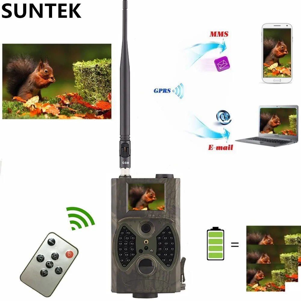 MMS SMS GPRS 12MP охотничья камера Черный ir 940nm с ночным видением без вспышки фото