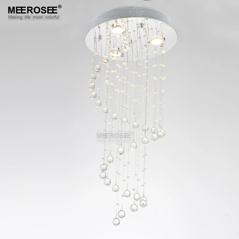 Спиральный дизайн хрустальный потолочный светильник маленькая лестница люстра