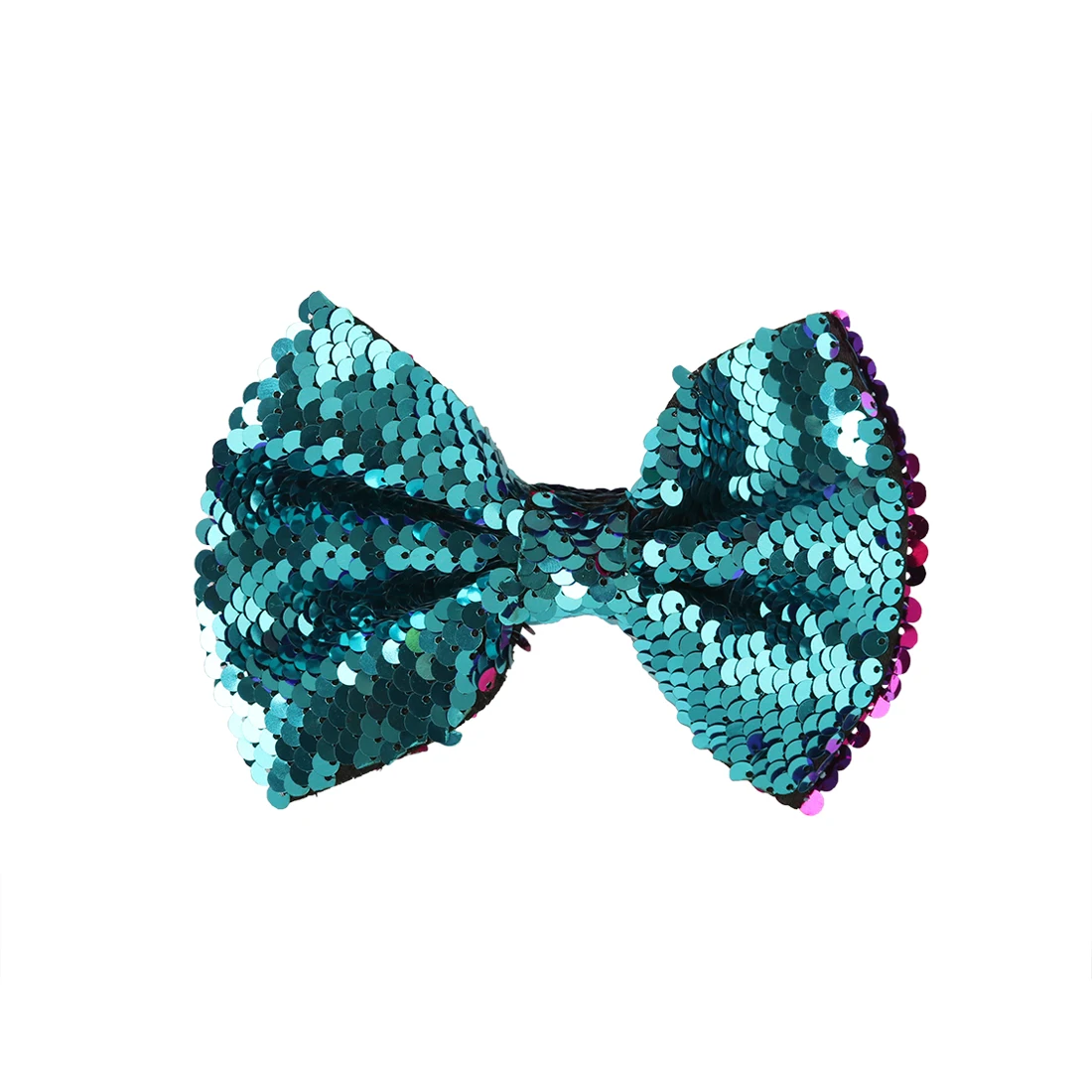 10pcs/lot 5Inch Rainbow Reversible Sequin Hairbows Double-Side Changable Hair Clip Barrette Kids Accessories | Детская одежда и